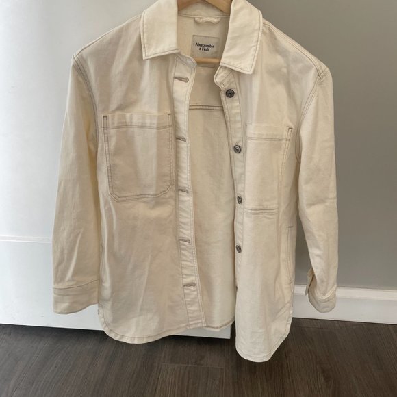 Abercrombie & Fitch Denim Shirt Jacket - Picture 3 of 4